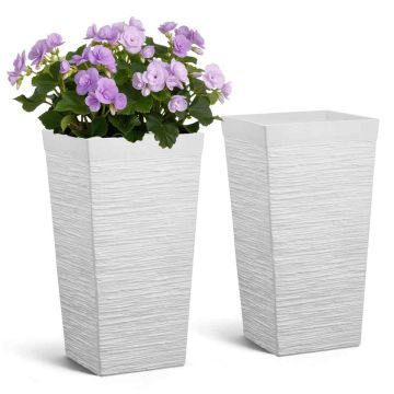 Conical pots VEVOR 9004W-WT, 2 pcs, White, 30 × 58 cm