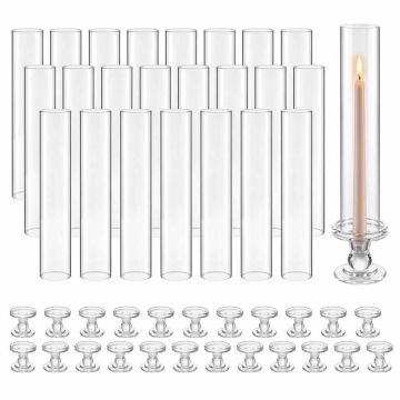 VEVOR taper candle holders, 24 pcs, Ø86 × 390 mm