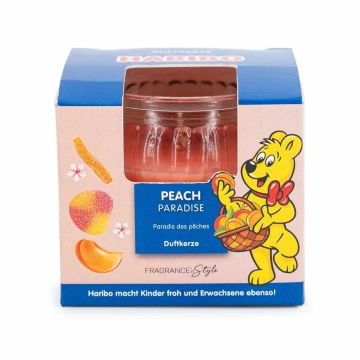 Ароматическая свеча Haribo, Peach Paradise, 8 × 6,5 × 8 см