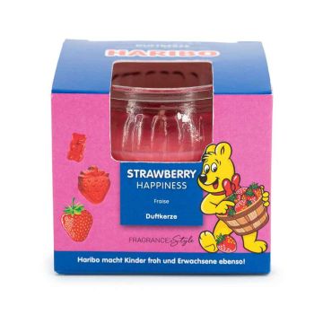 Kvapioji žvakė Haribo, Strawberry Happiness, 8 × 6,5 × 8 cm