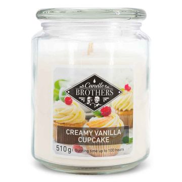 Kvapnioji žvakė Candle Brothers, Creamy Vanilla Cupcake, Ø 7 × 8 cm