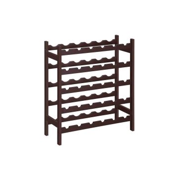 Винная стойка 24,5x63,3x73 см., темно-коричневая