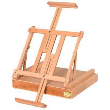 Suitcase easel, 42 × 36 × 12.5 cm