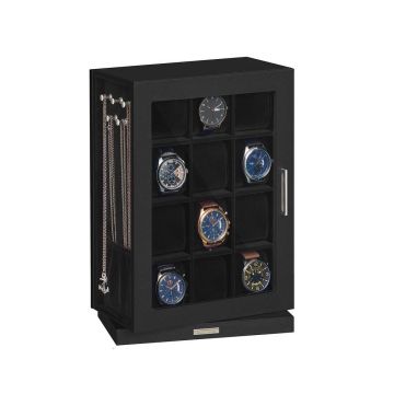 Laikrodžių dėžutė SONGMICS JWB028B01, 12 skyrių, 23,4 × 33,5 × 15,2 cm