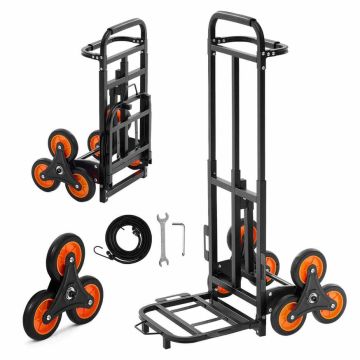 Тележка для лестниц VEVOR KT-2025D, 6 колёс, 74,5 × 112 × 49 см