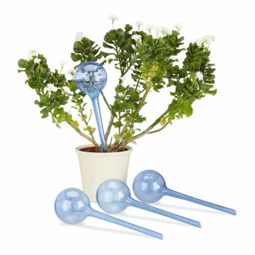 Laistymo rutuliai Relaxdays, 4 vnt, Mėlyni, Ø 8 × 27 cm