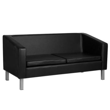 Gabbiano waiting sofa, up to 3 people, Black