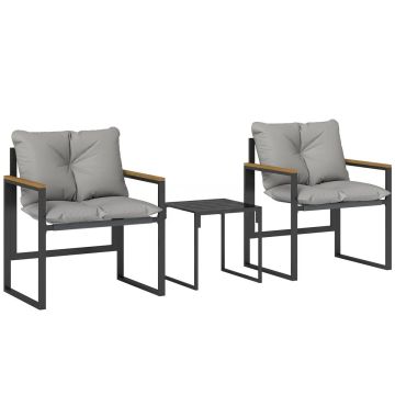 Outdoor furniture set, 3 pieces