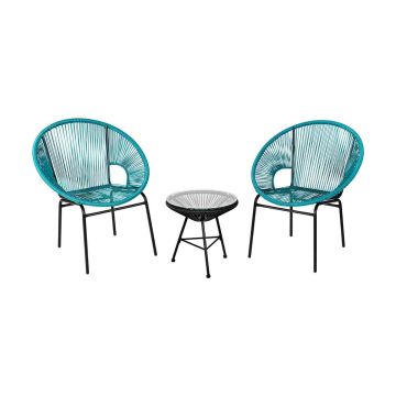 Outdoor furniture set, 3 pieces
