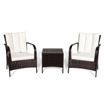 Outdoor furniture set, 3 pieces