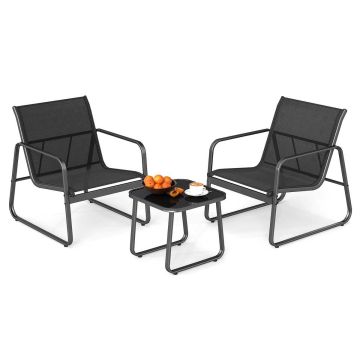 Outdoor furniture set, 3 pieces