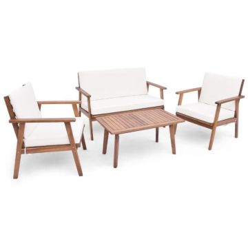 Outdoor furniture set, 4 pieces