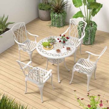 Outdoor furniture set, 5 pieces