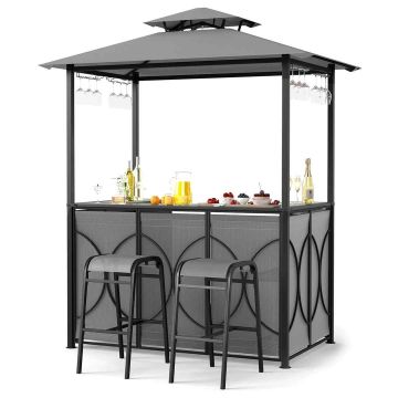 Outdoor bar furniture set, 3 pieces
