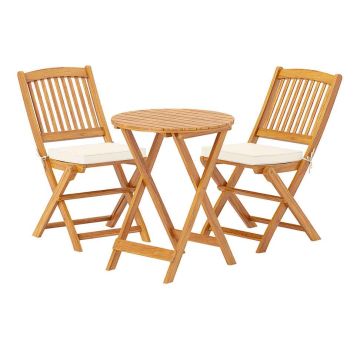 Outdoor bistro set, 3 pieces