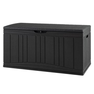 Lauko daiktadėžė, 300 l, Juoda, 111 × 61 × 55 cm