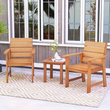 Outdoor chairs, 2 pcs, 63.5 × 61 × 83.82 cm