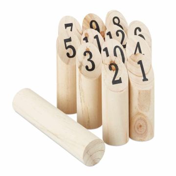 Lauko mėtymo žaidimas Finn Kubb Relaxdays 10023484.0, 12 dalių