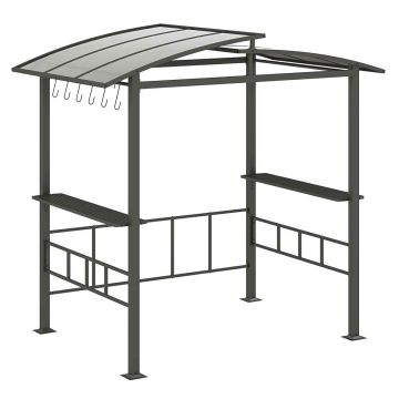 Outdoor gazebo, with grill area, 248 × 232 × 150 cm