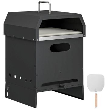Outdoor pizza oven, 3 in 1, 40 × 53.5 × 37.5 cm