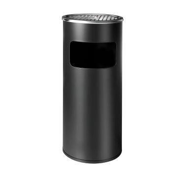 Lauko šiukšliadėžė Relaxdays 10053475_46, peleninė su išimamu kibiru, 30 l, Ø 23,5 × 60,5 cm