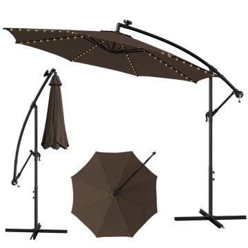 Outdoor umbrella, 112 LED lights, 303 × 243.5 cm