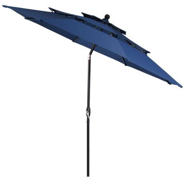 Outdoor umbrella, 8 ribs