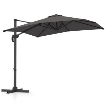 Outdoor umbrella, square, 245 × 238 × 245 cm