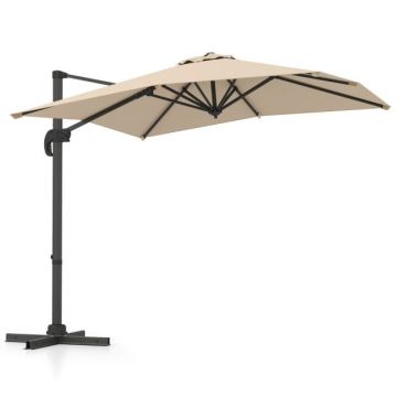 Outdoor umbrella, square, 245 × 238 × 245 cm