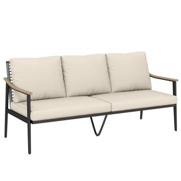 Outdoor sofa, 3-seater, 176 × 78 × 75 cm