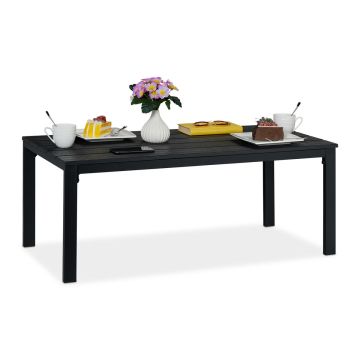 Lauko stalas Relaxdays 10045715, iki 4 asmenų, 98 × 39 × 48 cm