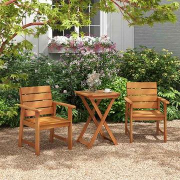 Outdoor table, foldable, 50.8 × 50.8 × 73.66 cm
