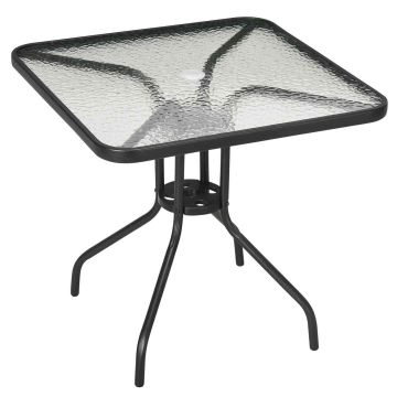 Уличный стол Outsunny 76x76x72 см, черный.