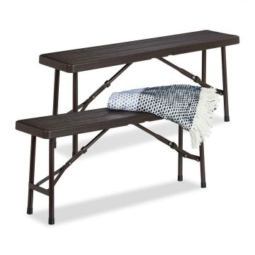 Lauko suolai Relaxdays, 2 vnt, Rudi, 100 × 42 × 25 cm