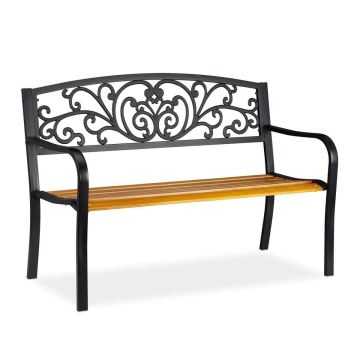 Lauko suolas Relaxdays 10030990.0, dvivietis, 127 × 86,5 × 59 cm