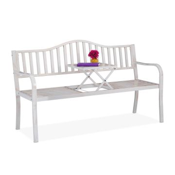 Lauko suoliukas Relaxdays 10036072_1255, iki 3 žmonių, 150 × 89 × 58,5 cm