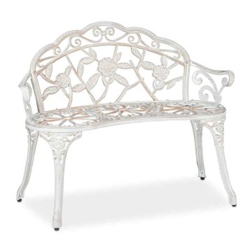 Lauko suoliukas Relaxdays 10036088.0, Dvivietis, 98 × 78 × 57 cm