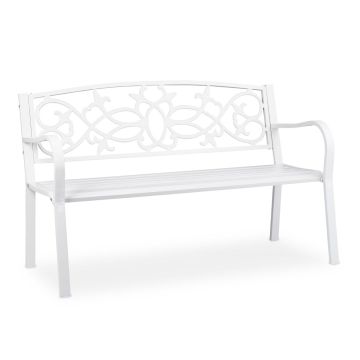 Lauko suoliukas Relaxdays 10036721.0, 2 vietų, 124,5 × 78 × 58 cm