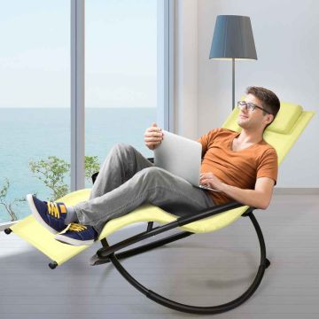 Outdoor rocking chair, foldable, 144 × 85 × 74 cm