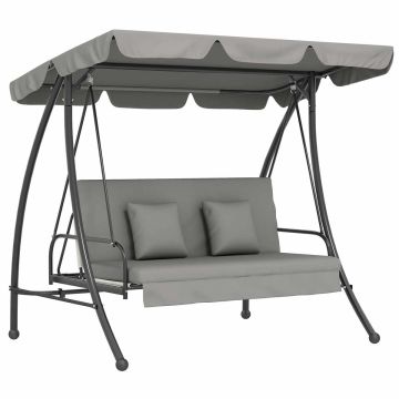 Outdoor swing, 3 seats, 210 × 170 × 125 cm