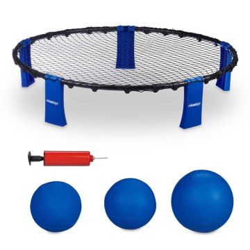 Lauko žaidimo komplektas Relaxdays Roundnet, 4 žaidėjai, 93 × 20 × 93 cm