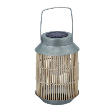 Уличный светильник Relaxdays 10042554.0, LED, солнечная энергия, Ø 17 × 26 см
