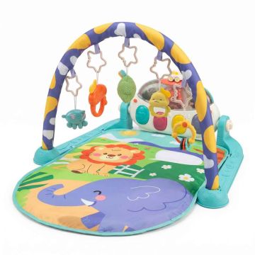 Lavinamasis kilimėlis Relaxdays, su pianinu ir 5 žaislais, 80 × 42 × 64 cm