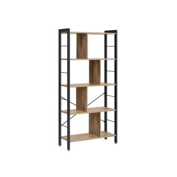 Полка 29,1x74x154,5см., светло-коричневая/черная