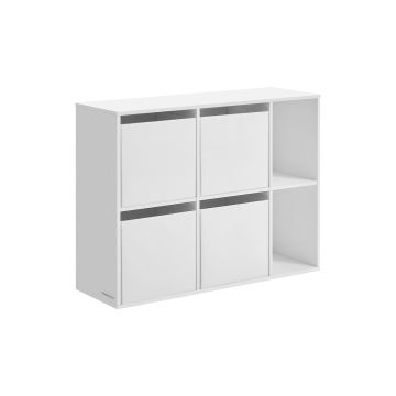 Полка 99x41x15,5см., белая