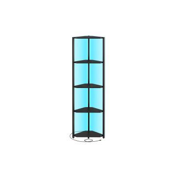 Полка 24,8x48x146,6см., черная