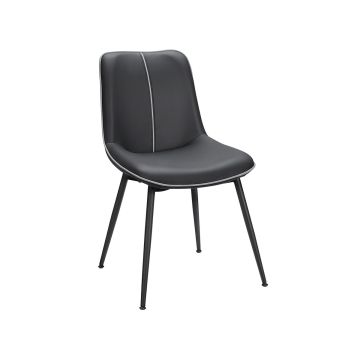 Обеденный стул 56x50,3x81см., черный
