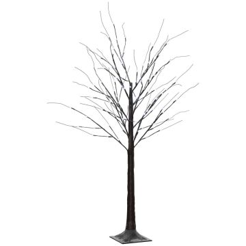 LED birch Christmas tree, 96 LED lights, 22 × 22 × 150 cm
