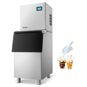Ice maker VEVOR, 163 kg/24 h, 113 kg capacity