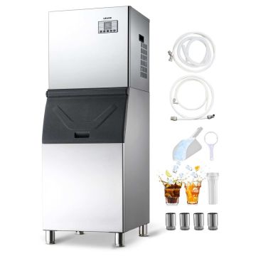 Ice maker VEVOR, 181 kg/24 h, 56 × 103.8 × 66.5 cm